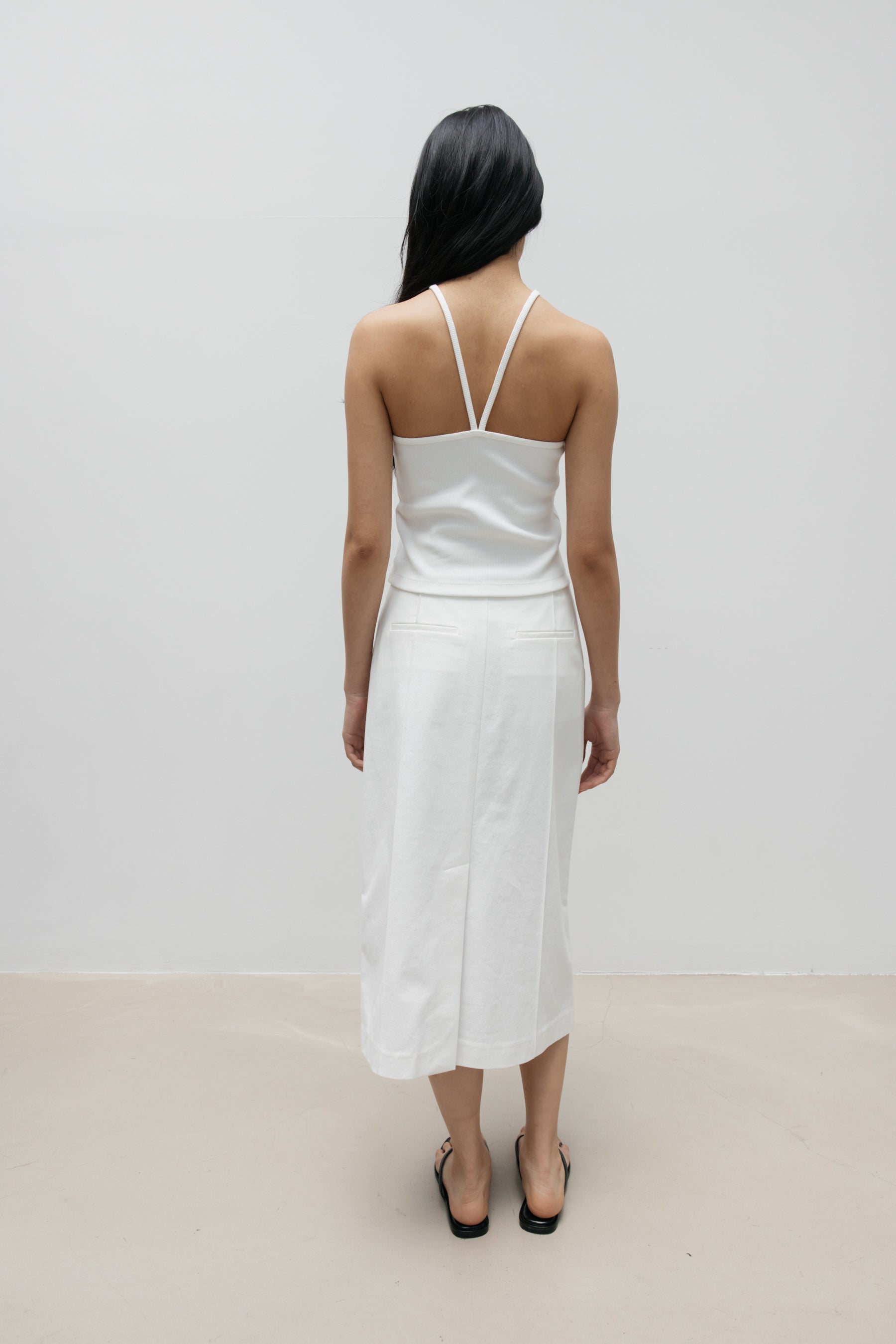 NCSSRY Essential Halter Top (White)