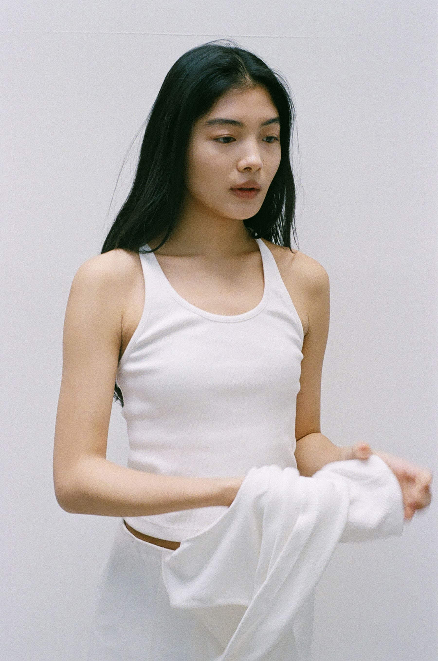 NCSSRY Essential Halter Top (White)