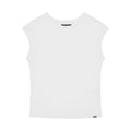 COYSEIO 038 038 CAP SLEEVE T-SHIRT WHITE