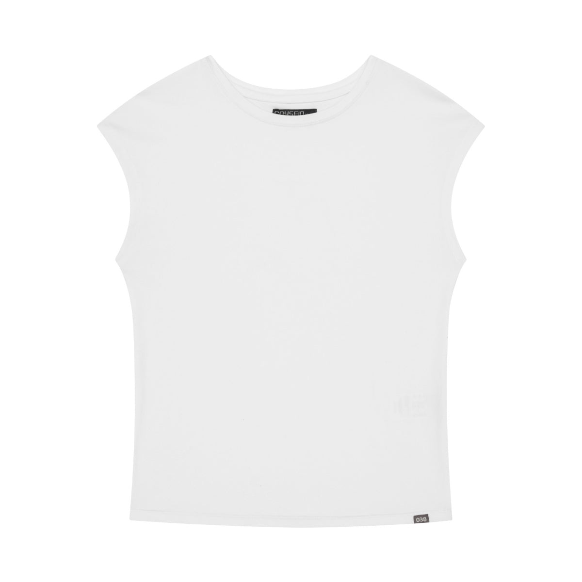 COYSEIO 038 038 CAP SLEEVE T-SHIRT WHITE