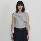 ODLYWORKSHOP Braided Cape Tank, Heather