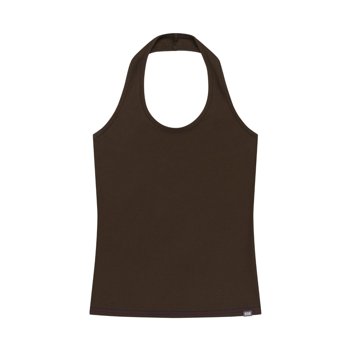 COYSEIO 038 038 HALTER NECK SLEEVELESS BROWN