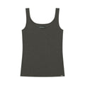 COYSEIO 038 038 MINI WAFFLE RELAXED SLEEVELESS CHARCOAL