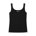 COYSEIO 038 038 MINI WAFFLE RELAXED SLEEVELESS BLACK