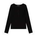 COYSEIO 038 038 BUTTON LONG SLEEVE BLACK