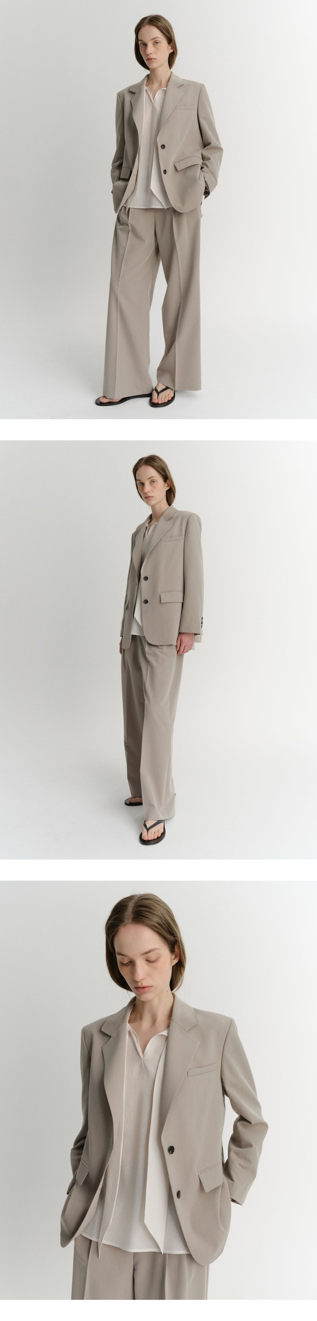 EAAH TIE SHIRRING BLOUSE (IVORY)