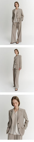 EAAH TIE SHIRRING BLOUSE (IVORY)