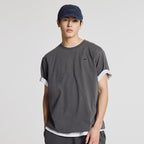 NEW BALANCE NBNEG21203 / UNI Essential Small Logo Short Sleeve T-Shirt (CHARCOAL)