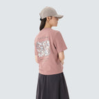 SNOWPEAK APPAREL Sorona Women's Tropical Short Sleeve T-Shirt Deep Pink (S26MWFTS71)