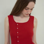 OURNOSTALGIA Cider linen knit sleeveless_3color(OC25-KN07)