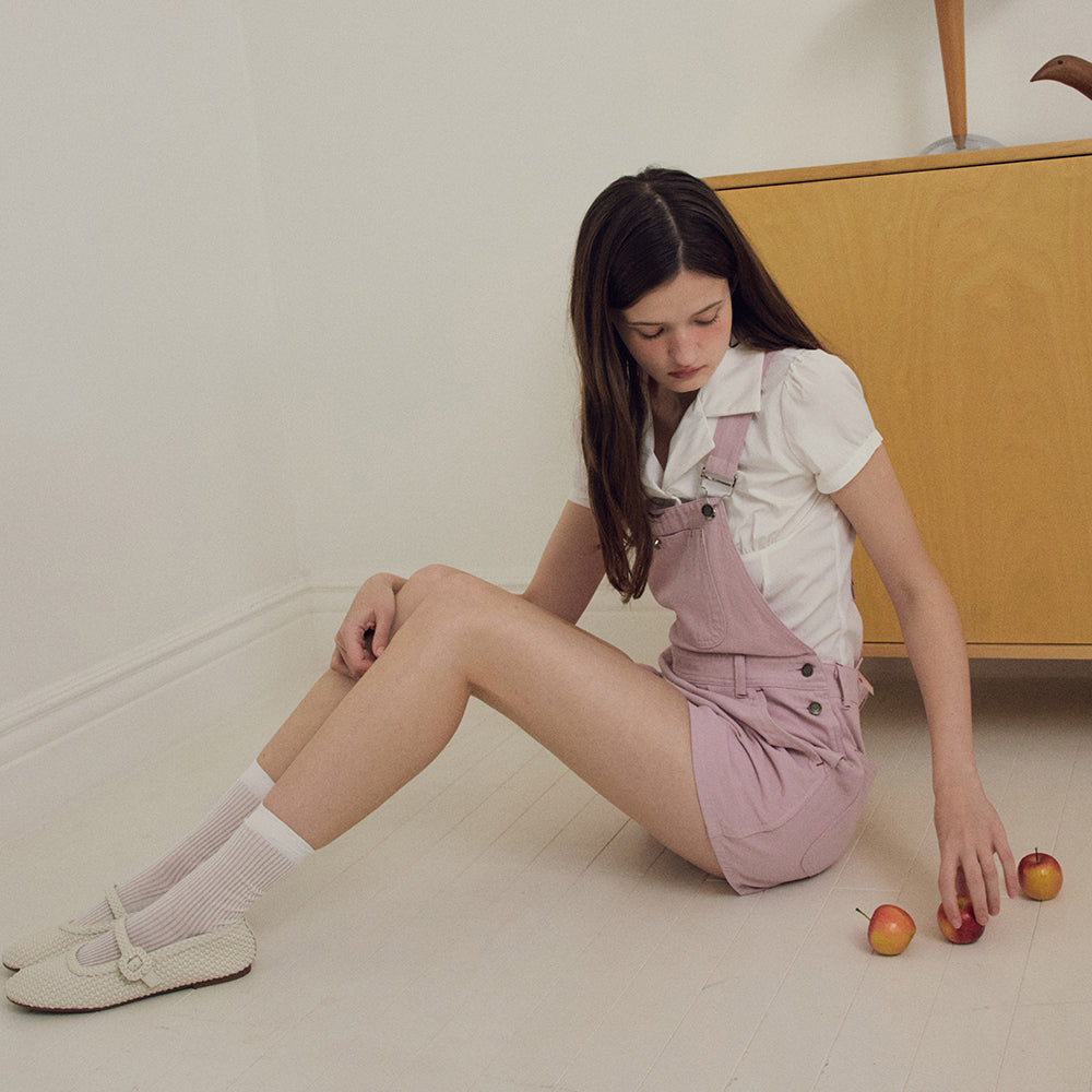 OURNOSTALGIA OURNOSTALGIA Jumpsuit Vintage Pink