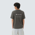 SNOWPEAK APPAREL Aerocool Woven Patch Short Sleeve T-Shirt Dark Khaki (S26MUFTS24)