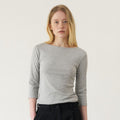 NOD [8th 8/4 pre-order delivery] Boat-Neck T-Shirt (Melange)