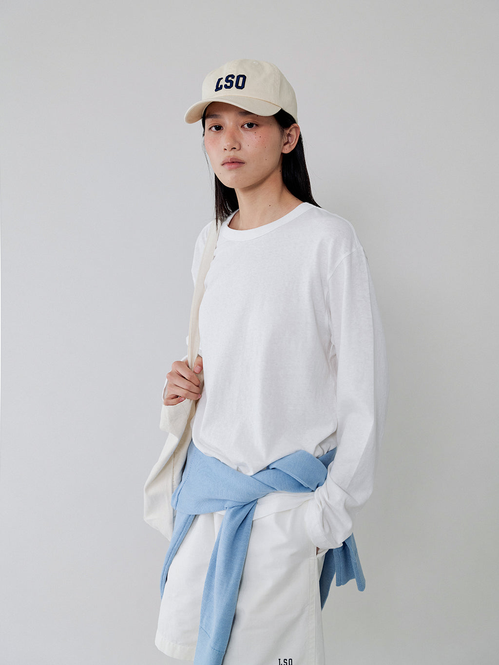 L'EAU Mare cotton t-shirt_off white