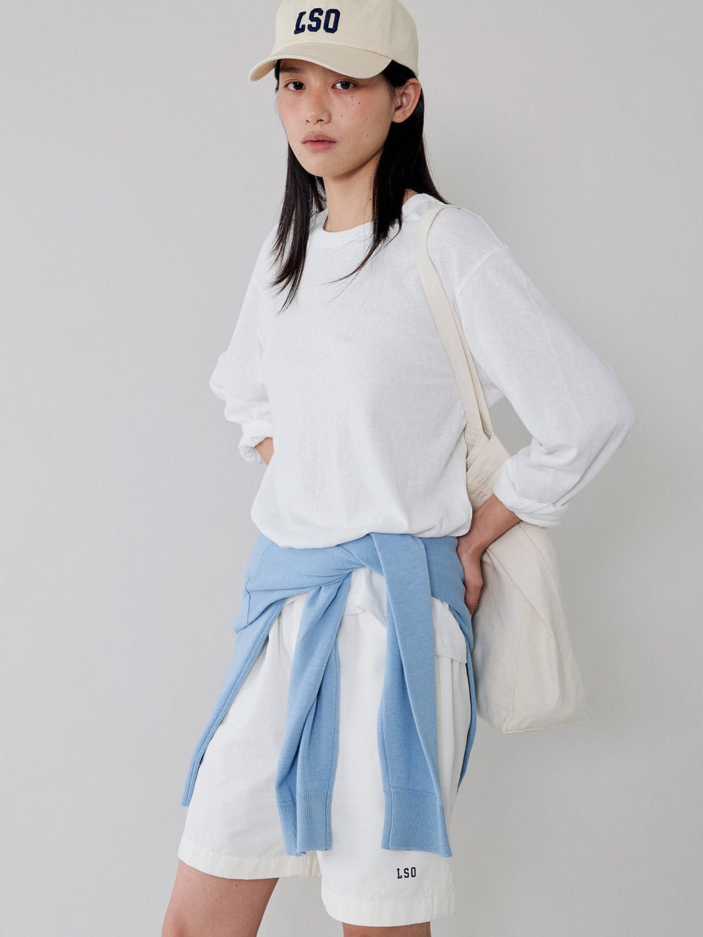 L'EAU Mare cotton t-shirt_off white