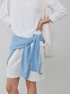 L'EAU Mare cotton t-shirt_off white