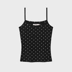 GLOWNY WILD KNOT CAMISOLE (ONYX FLECK)
