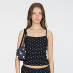 GLOWNY WILD KNOT CAMISOLE (ONYX FLECK)