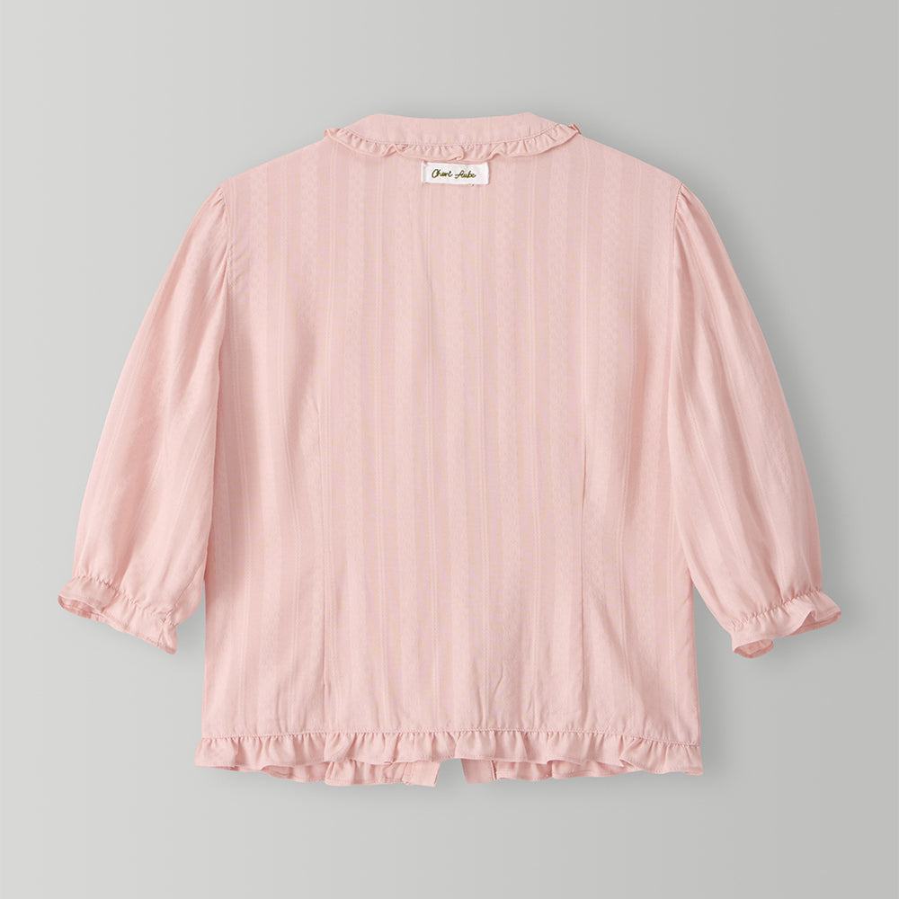CHERIAUBE Bouquet Blouse-Pink
