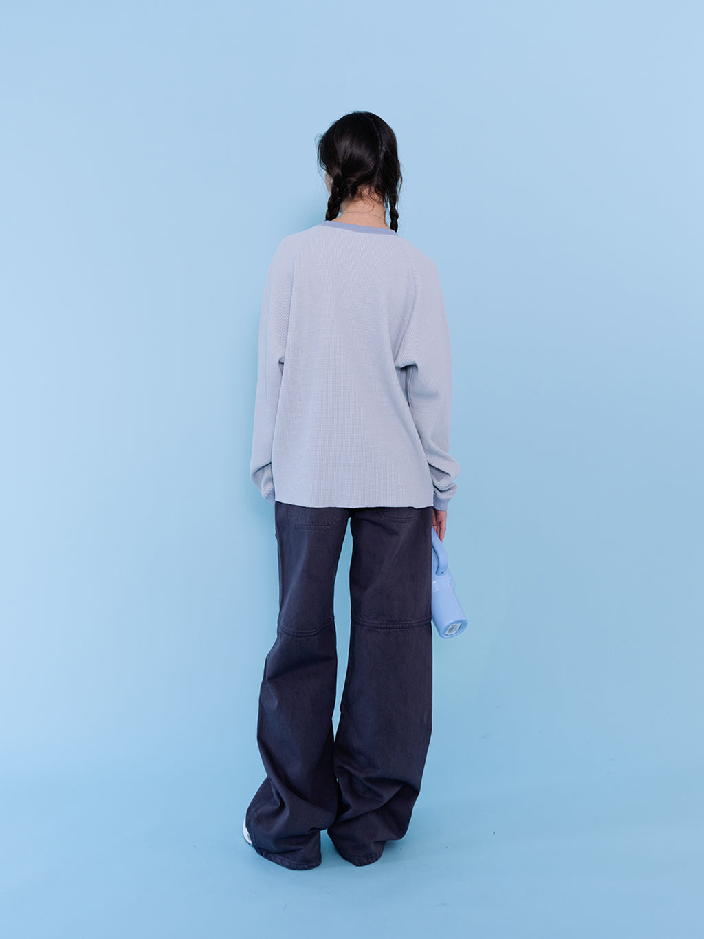 Tekto [4th] Marc waffle t-shirt_sky blue