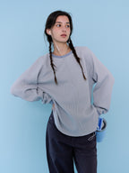 Tekto [4th] Marc waffle t-shirt_sky blue