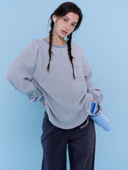 Tekto [4th] Marc waffle t-shirt_sky blue