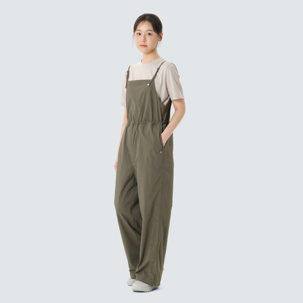 SNOWPEAK APPAREL SNOWPEAK APPAREL Women's Jumpsuit Khaki
