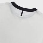 UNAFFECTED [ESSENTIAL] RINGER T-SHIRT / OFF WHITE