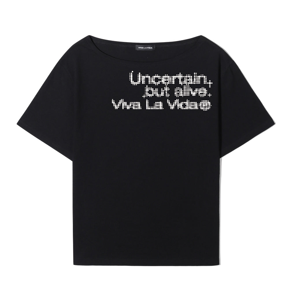 VIVA LA VIDA Willing off-shoulder short-sleeved t-shirt