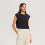 BUDHI MUDRA Simple round sleeveless (Unisex)_2 Colors