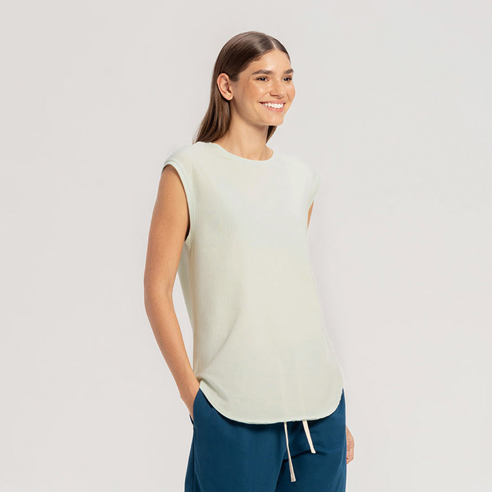 BUDHI MUDRA Simple round sleeveless (Unisex)_2 Colors