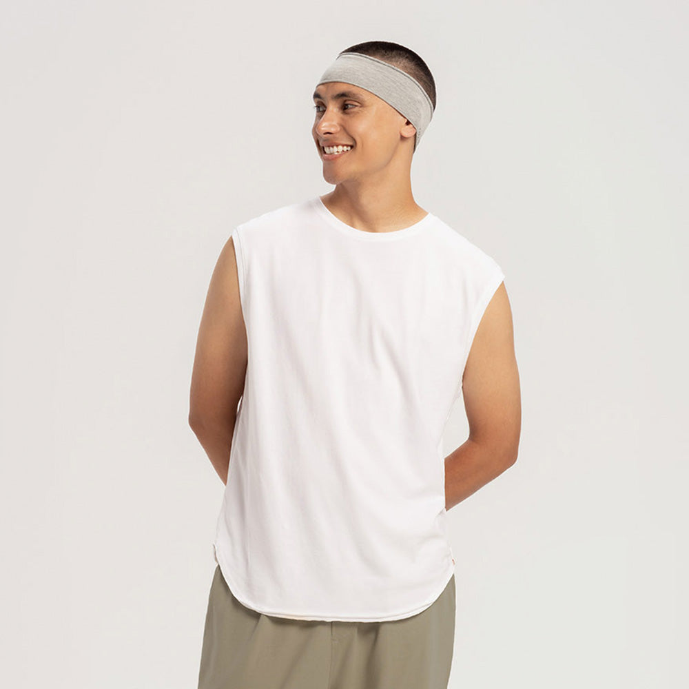 BUDHI MUDRA Simple round sleeveless (Unisex)_2 Colors