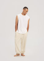 BUDHI MUDRA Simple round sleeveless (Unisex)_2 Colors