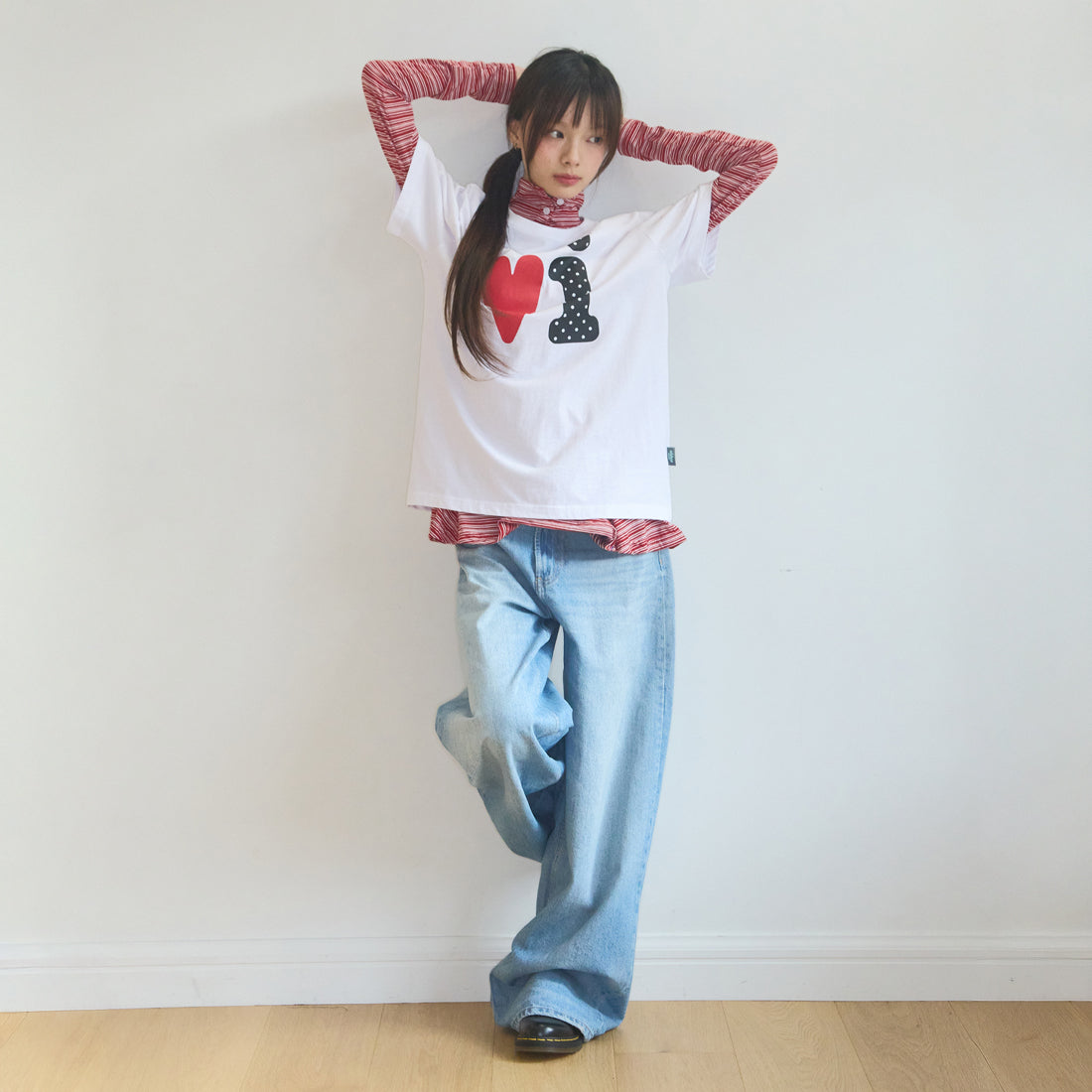 VIDEO JOCKEY BB T-shirt [white]