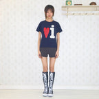 VIDEO JOCKEY BB T-shirt [navy]