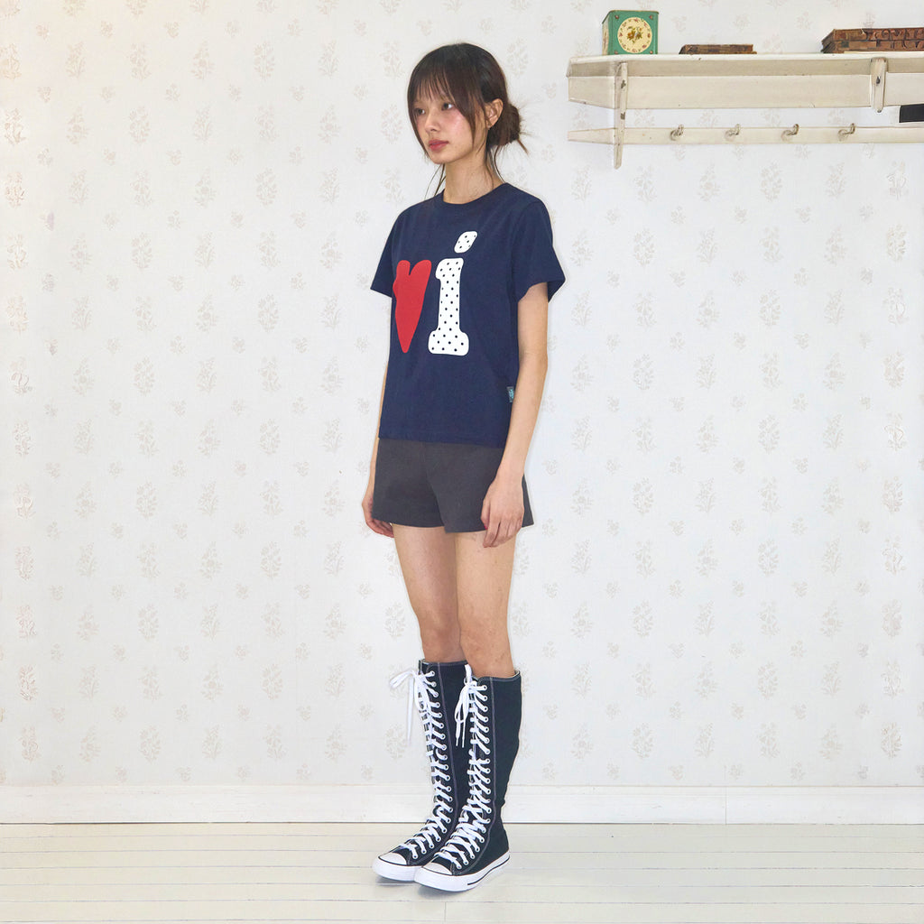 VIDEO JOCKEY BB T-shirt [navy]