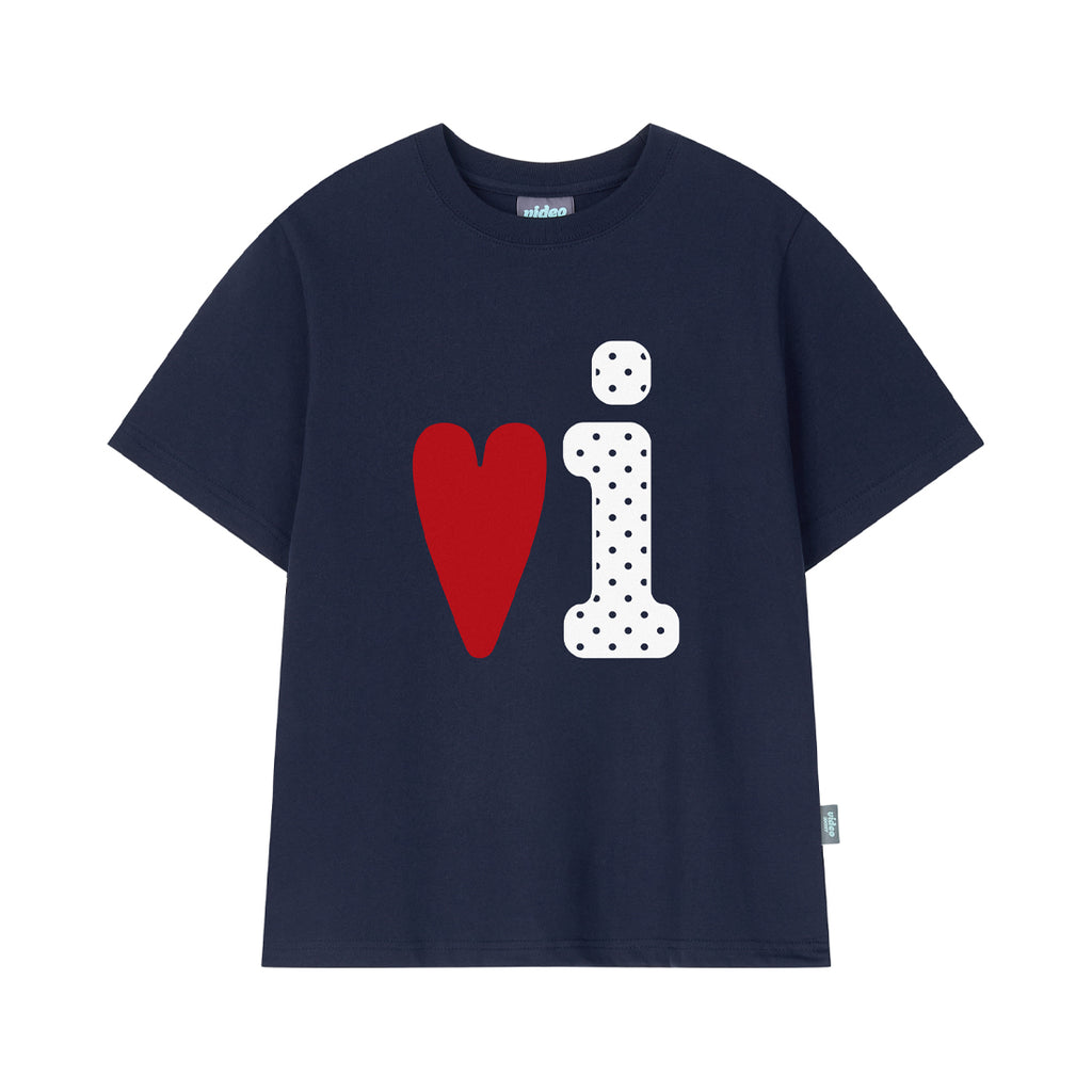 VIDEO JOCKEY BB T-shirt [navy]