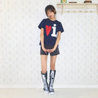 VIDEO JOCKEY BB T-shirt [navy]