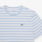 LACOSTE Women's Multi-Stripe Short Sleeve T-Shirt TF7574-56G 4BI
