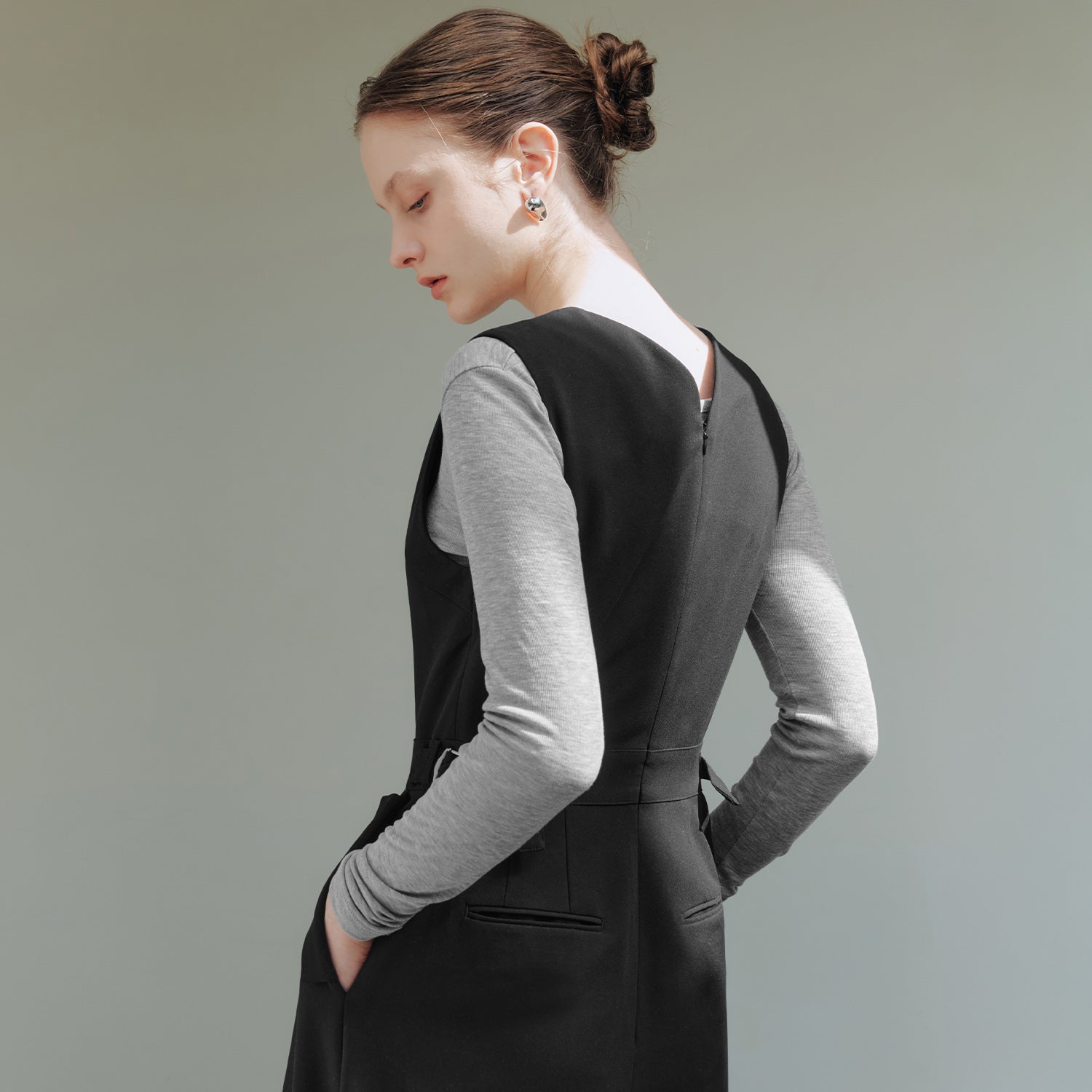 LEZERO LEZERO Jumpsuit V-neck