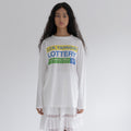 YAHNSISI Lucky Long Sleeve Tee - White