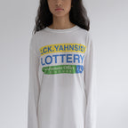 YAHNSISI Lucky Long Sleeve Tee - White