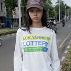 YAHNSISI Lucky Long Sleeve Tee - White