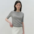 CHE [5th] Fresh Cotton Half Top - Gray