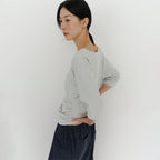 EAAH TILT TUCK T-SHIRT (LIGHT GREY)