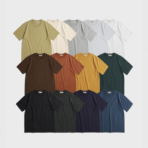 BRONSON 9oz USA Cotton Tubular Tee Dark Green