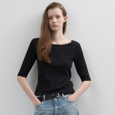 Archive Boatneck Tee(Black)