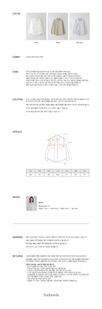 ANDNEEDS Foin pocket shirt (whtie)