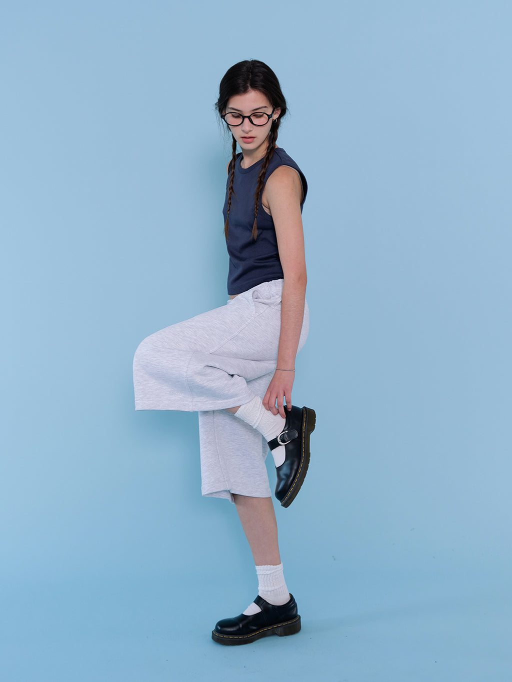 Tekto Zoe round sleeveless_navy