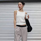 FRONT2LINE [New New PICK] [Lee Chung-ah wearing] Lua sleeveless knit cover-up